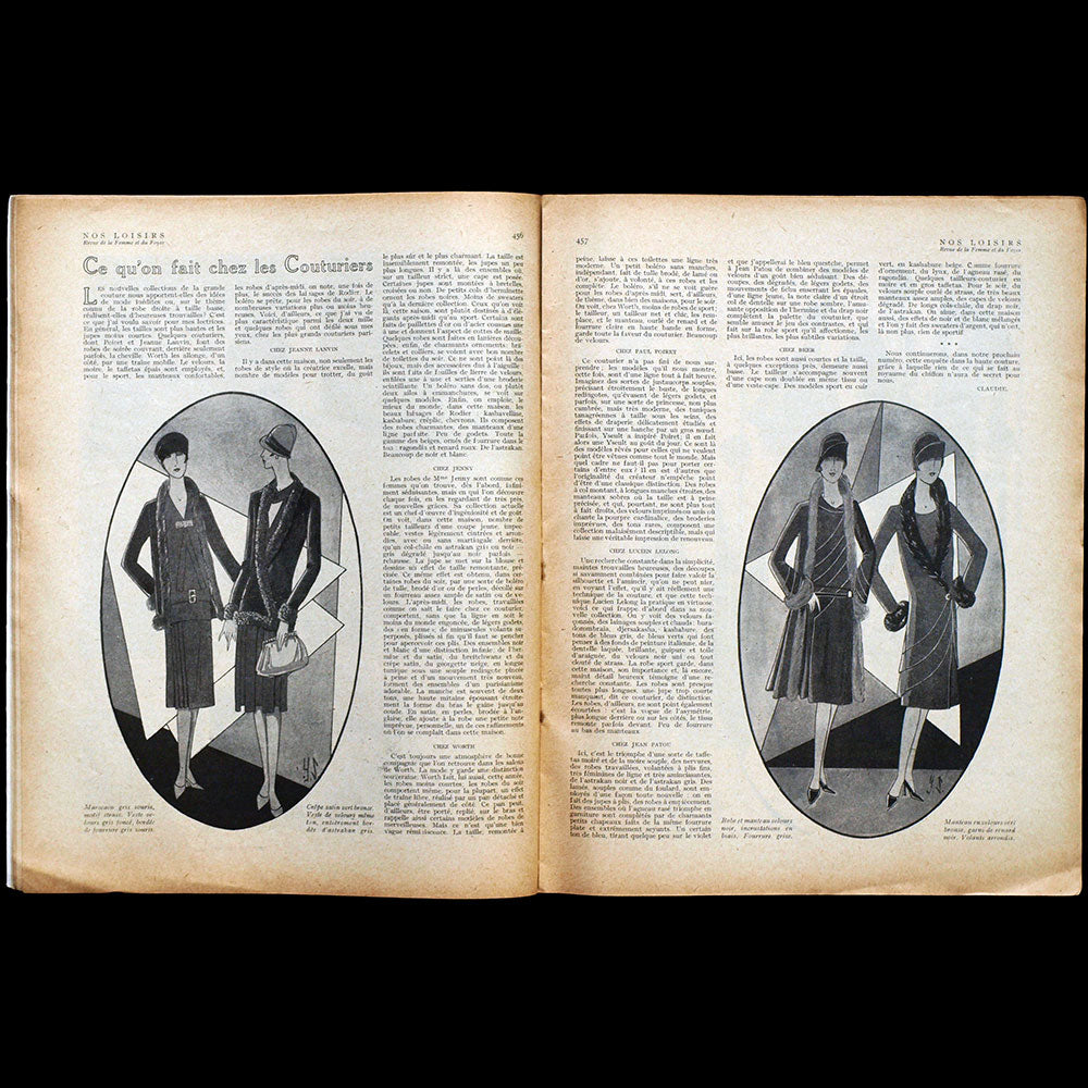 Nos Loisirs, (octobre 1927), couverture de Williams