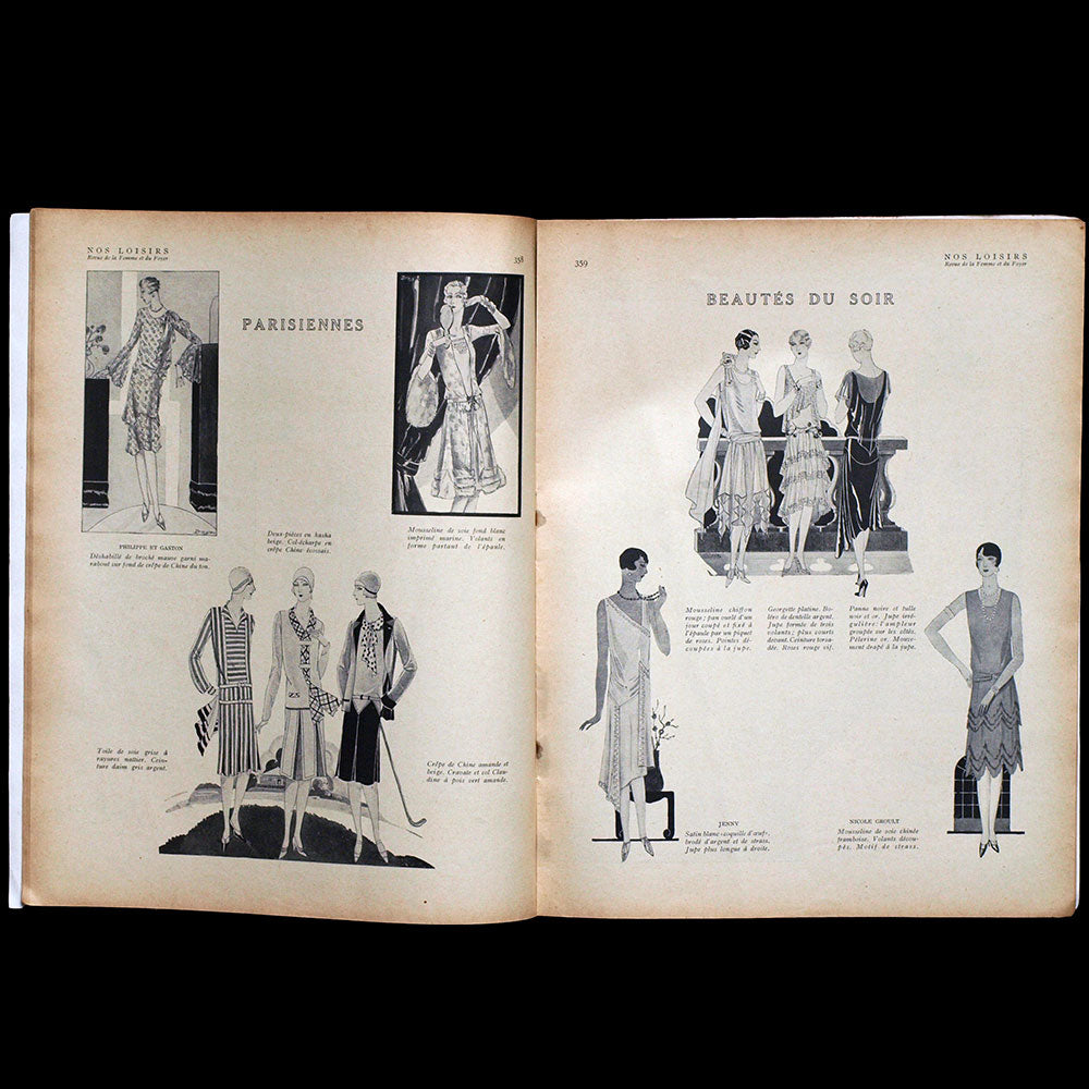 Nos Loisirs, (août 1928), couverture de Dany