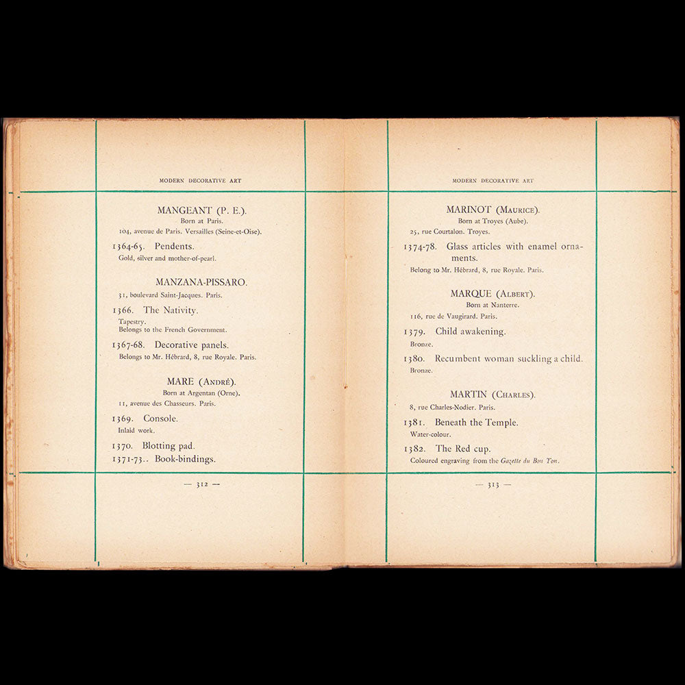 Exposition de San-Francisco - Panama Pacific International Exposition. Catalogue de la section française des Beaux-Arts (1915)