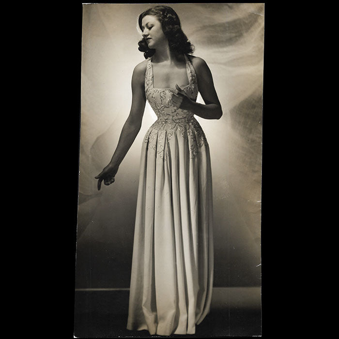 Jean Patou - robe du soir brodée de perles (1946)