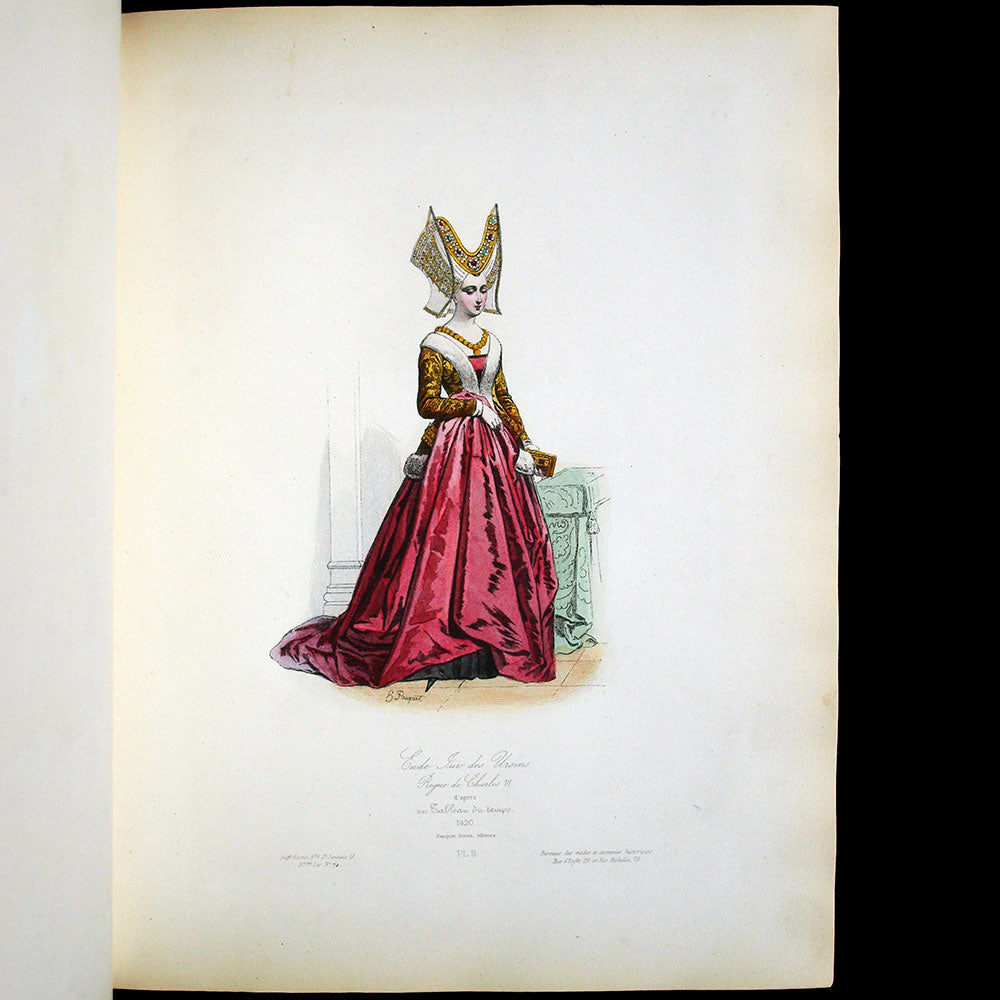 Pauquet Frères - Modes et Costumes Historiques (1864), exemplaire de Karl Lagerfeld