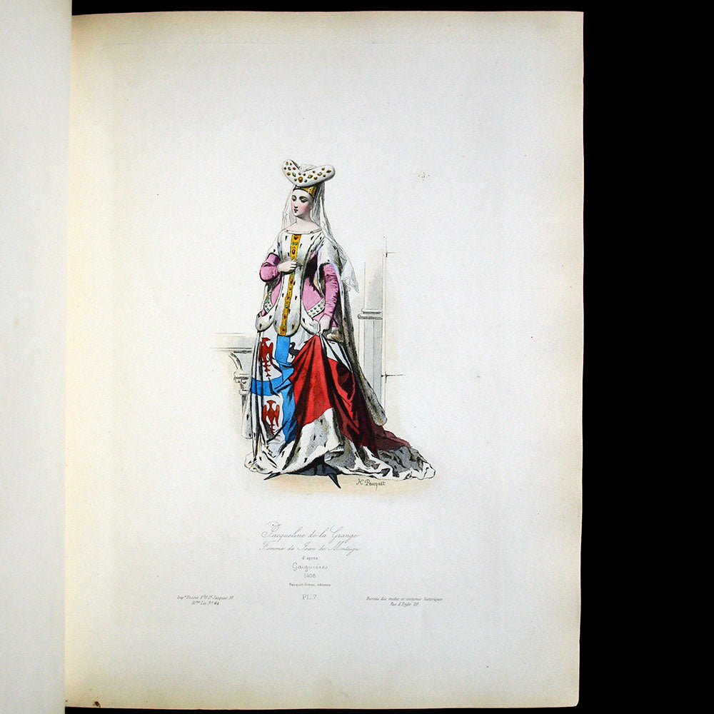 Pauquet Frères - Modes et Costumes Historiques (1864), exemplaire de Karl Lagerfeld