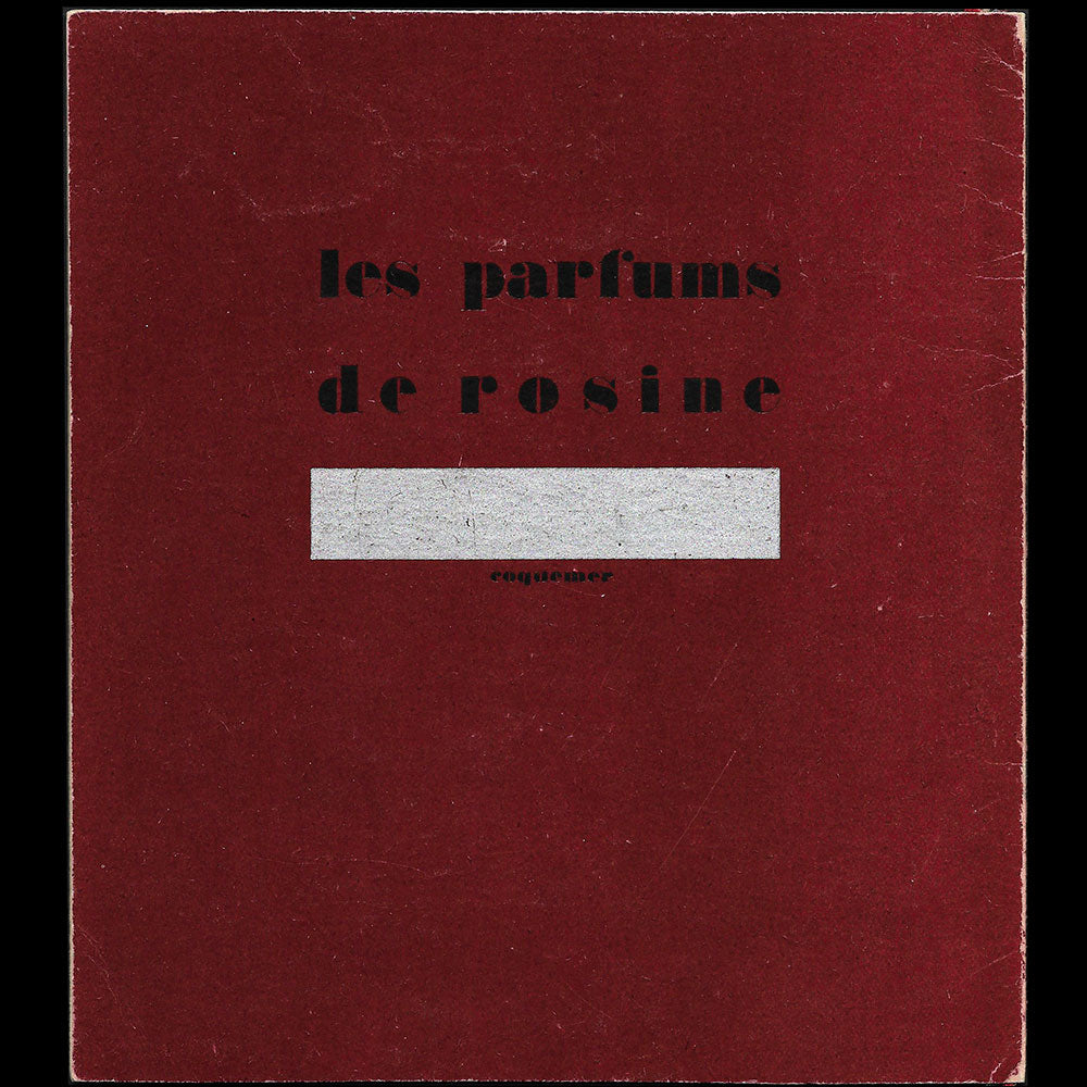 Paul Poiret - Menu d'inauguration de la péniche Délices à l'exposition des arts décoratifs (1925)