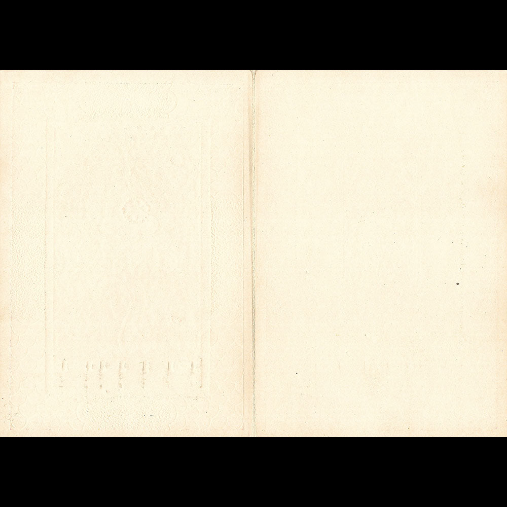 Premet - Carte d'invitation, 8 Place Vendôme, Paris (1910s)