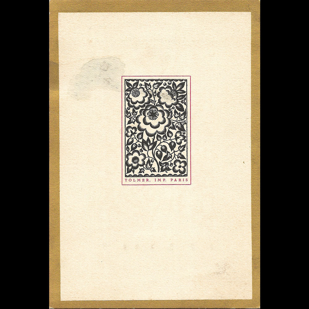 Premet - Carte d'invitation, 8 Place Vendôme, Paris (1910s)