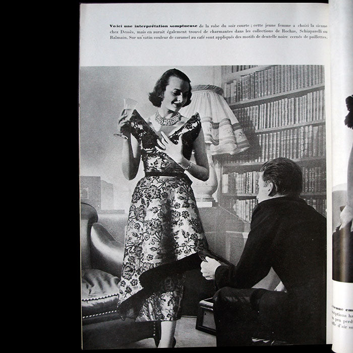 Réalités, juin 1949 - La robe Junon de Christian Dior