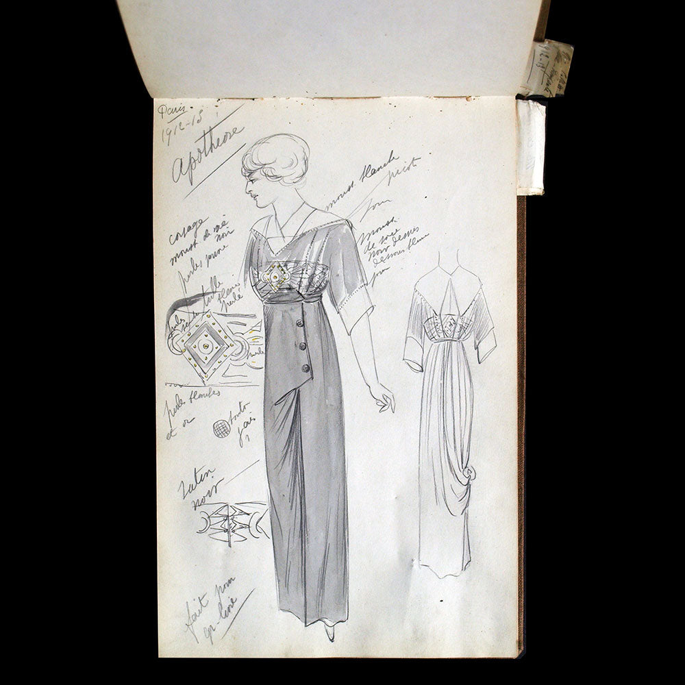 Redfern - Set of 19 designs for winter 1912-1913