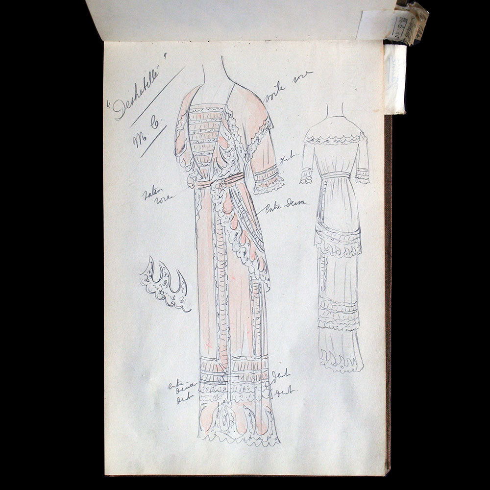 Redfern - Set of 19 designs for winter 1912-1913