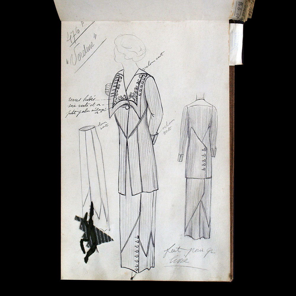 Redfern - Set of 19 designs for winter 1912-1913