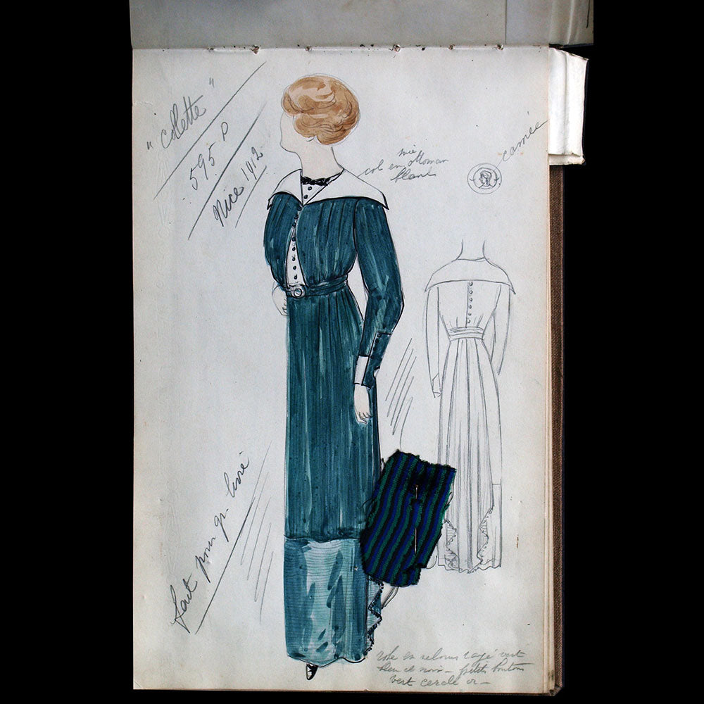 Redfern - Set of 19 designs for winter 1912-1913