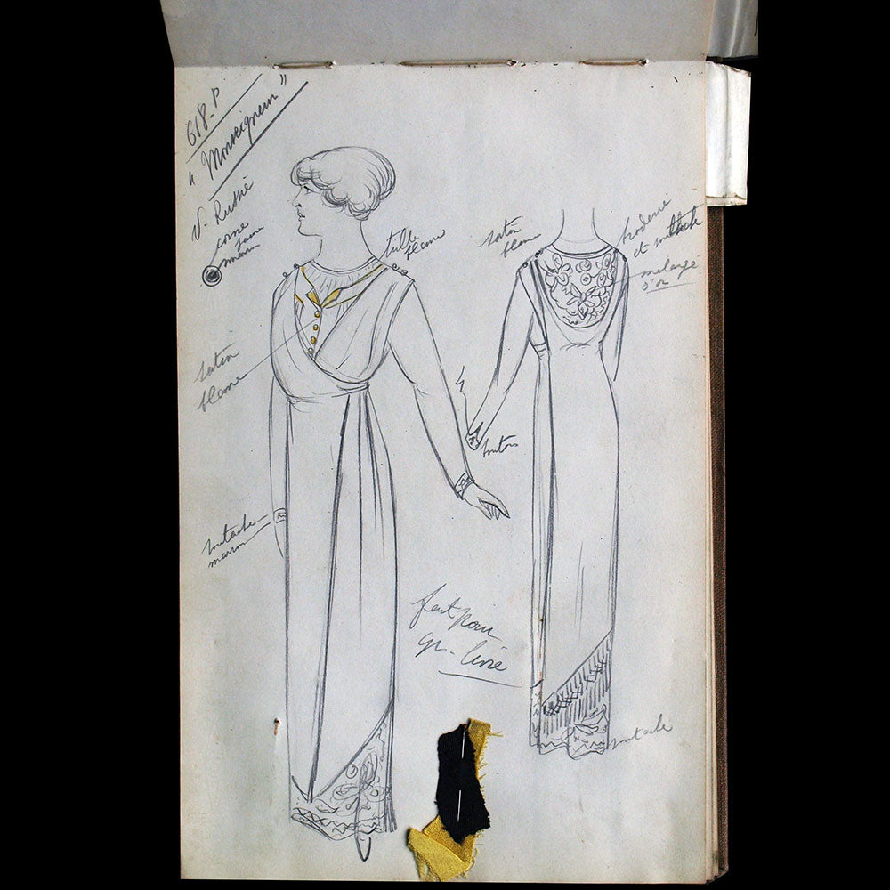 Redfern - Set of 19 designs for winter 1912-1913