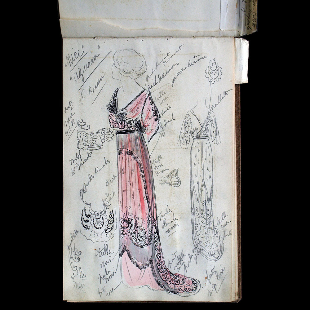 Redfern - Set of 19 designs for winter 1912-1913