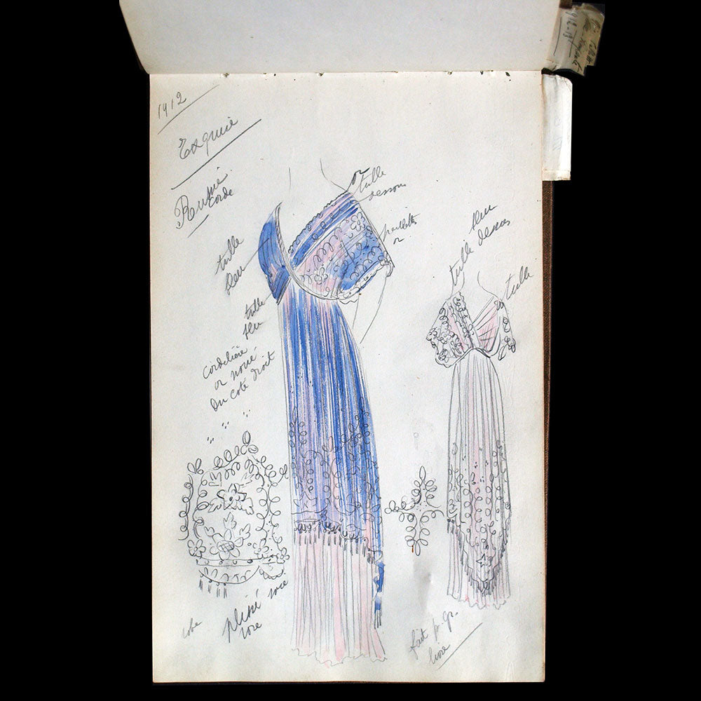 Redfern - Set of 19 designs for winter 1912-1913