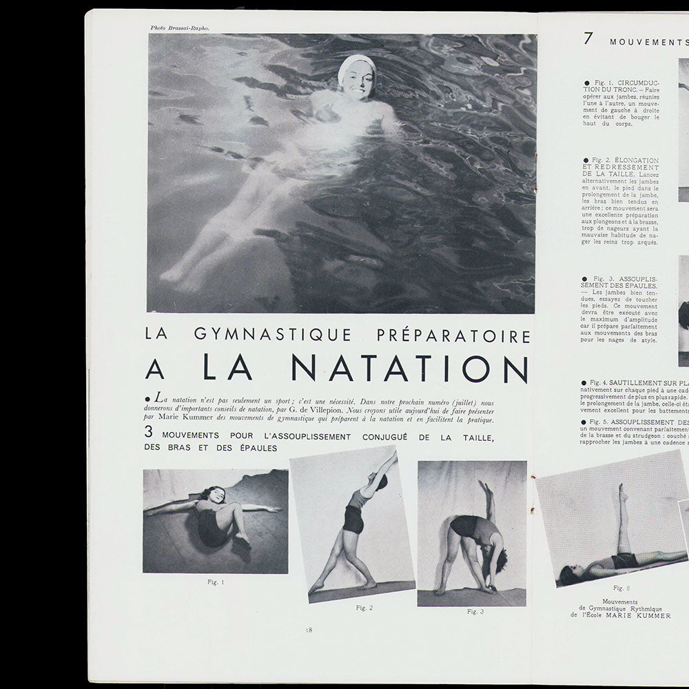 Rester Jeune, juin 1935, couverture de Jean Adrien Mercier