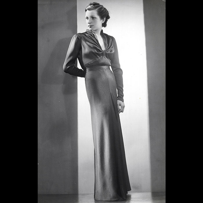 Robert Piguet - Robe de dîner, tirage de Luigi Diaz (circa 1937)