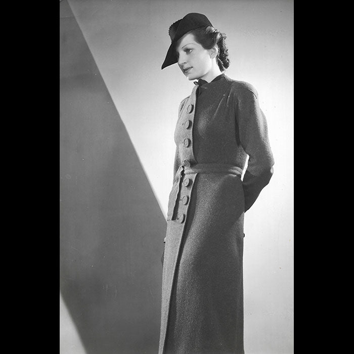 Robert Piguet - Robe en lainage, tirage de Luigi Diaz (circa 1937)