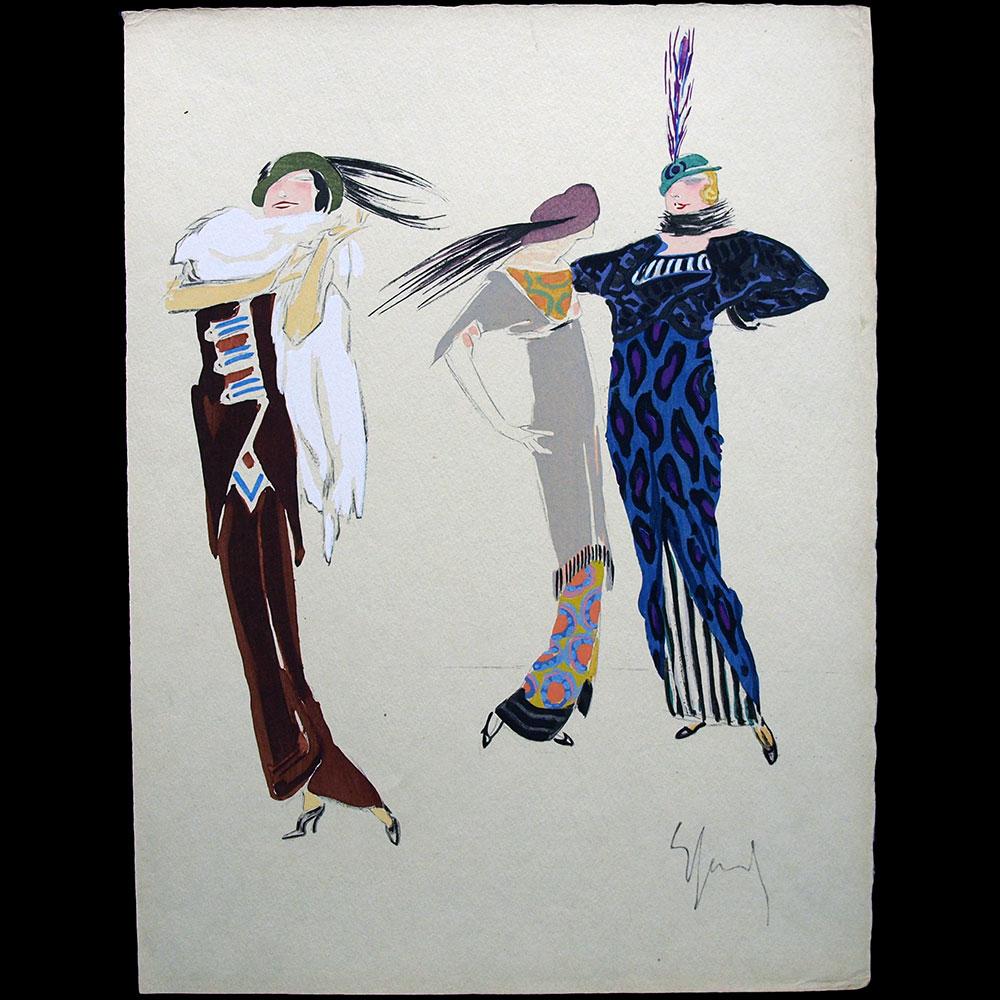 Enrico Sacchetti - Robes et Femmes (1913)