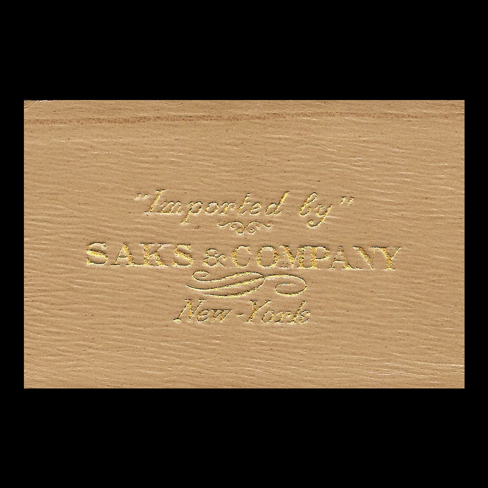 Saks & Company - Cuir estampé pour le magasin new yorkais (circa 1920-1930)