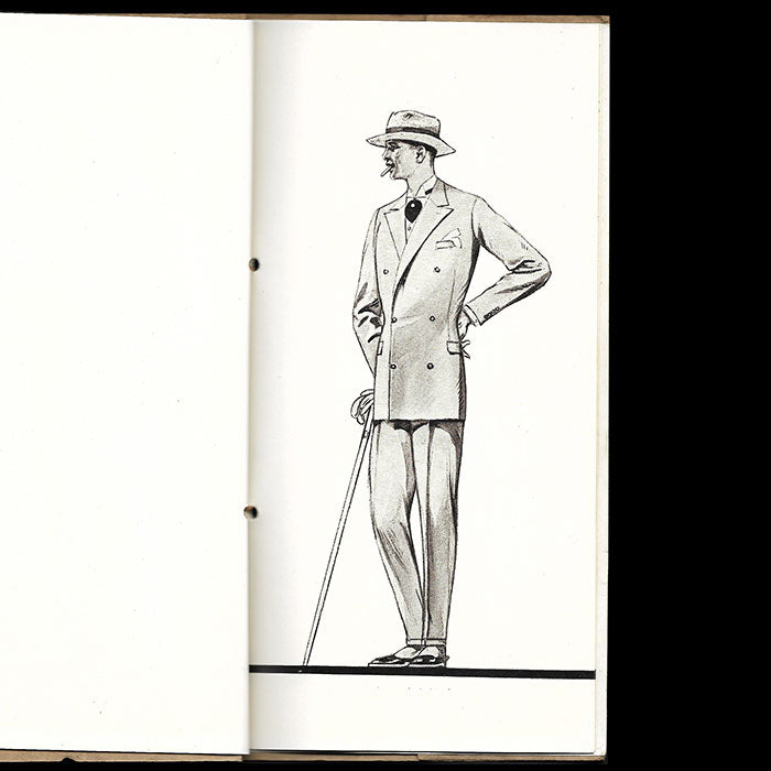 Schatz - Catalogue du tailleur parisien, couverture de Gabriel Ferro (circa 1925-1930)