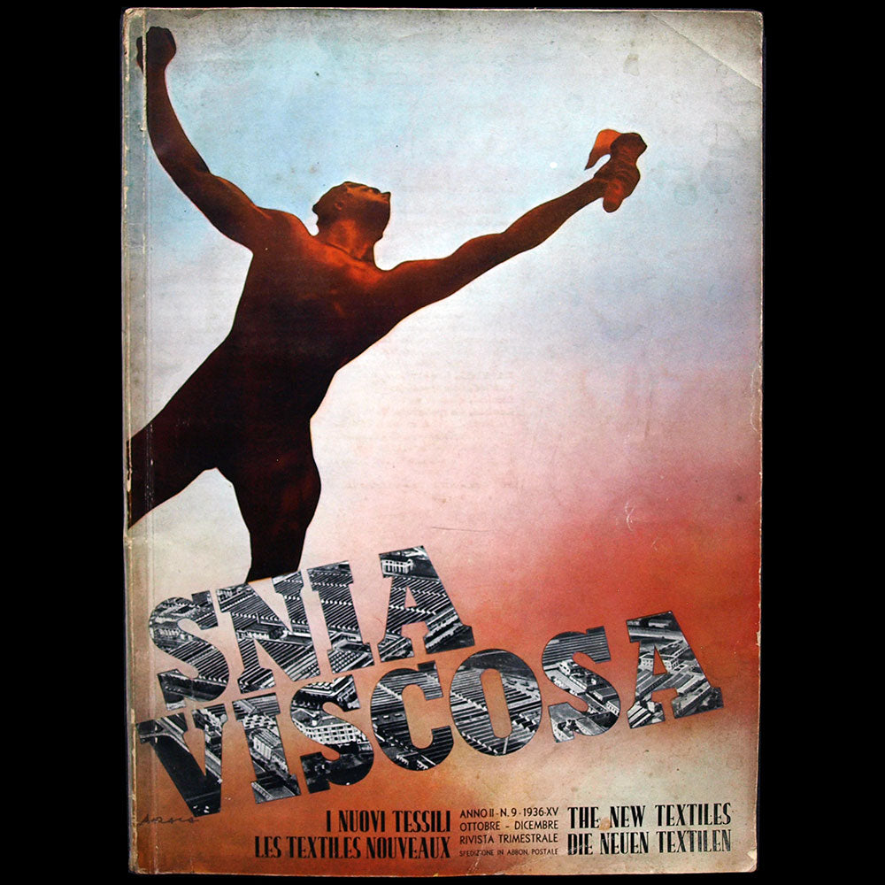Snia Viscosa - I Nuovo Tessili, The New Textiles, Les Tissus Nouveaux, die Neuen Textilen (octobre-décembre 1936)