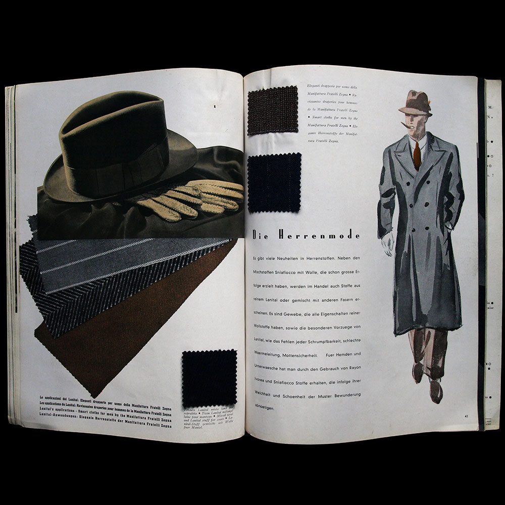 Snia Viscosa - I Nuovo Tessili, The New Textiles, Les Tissus Nouveaux, die Neuen Textilen (octobre-décembre 1936)