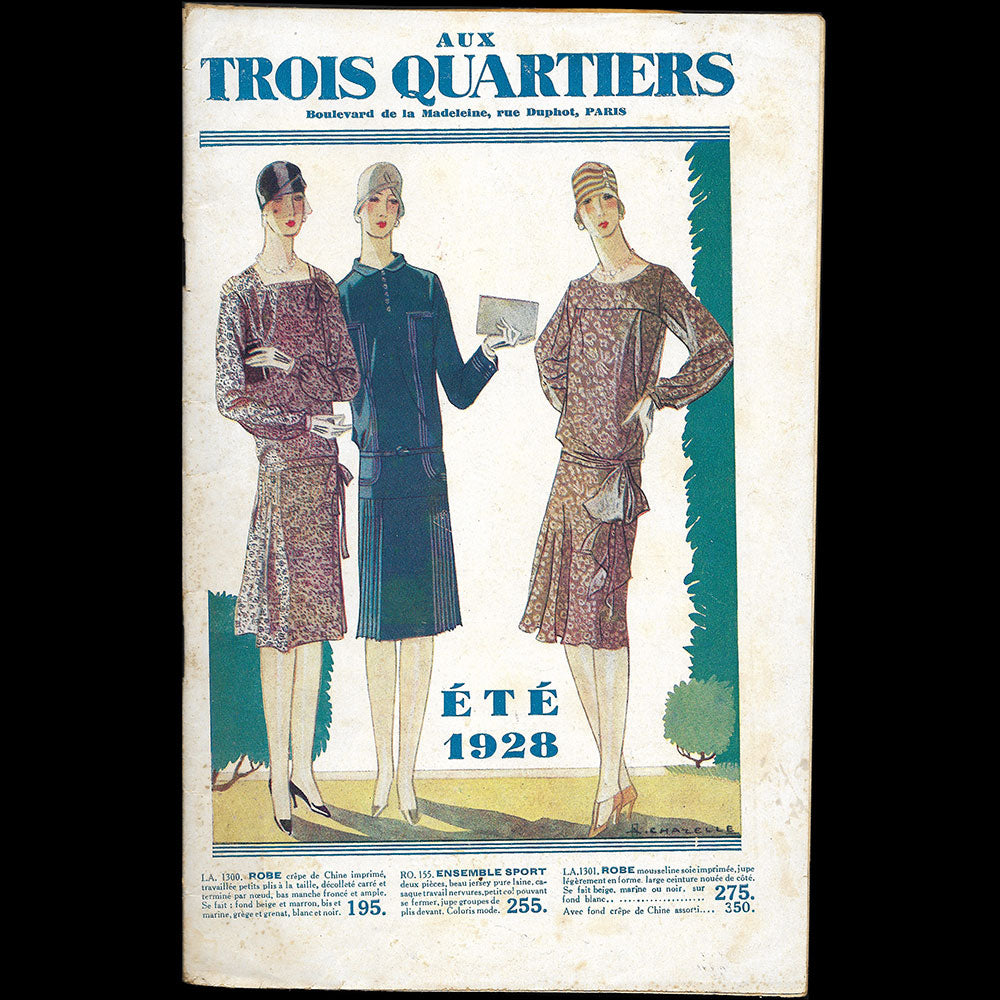 Trois Quartiers - Catalogue de l'été 1928