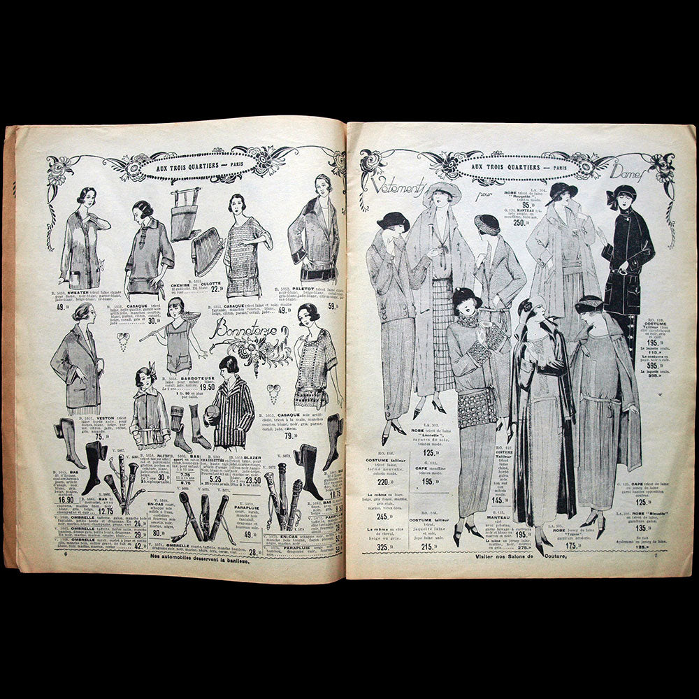 Aux Trois Quartiers - Nouveautés de la Saison, couverture de Hemjic (1923)