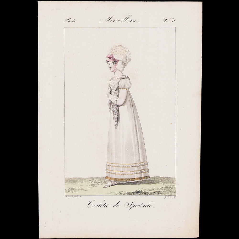 Incroyables et Merveilleuses, réunion de 32 planches par Horace Vernet et Lanté (1810-1818)