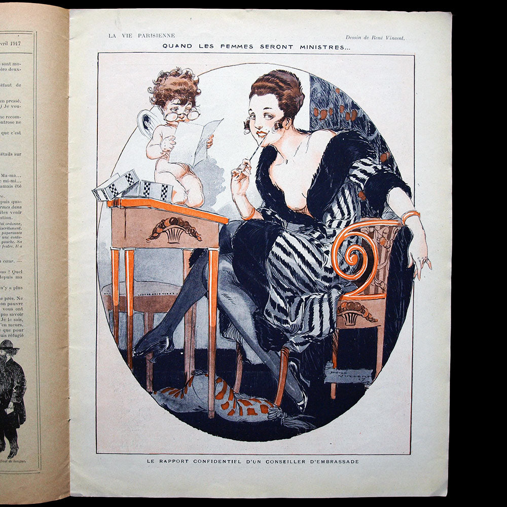 La Vie Parisienne, 21 avril 1917, couverture de Herouard