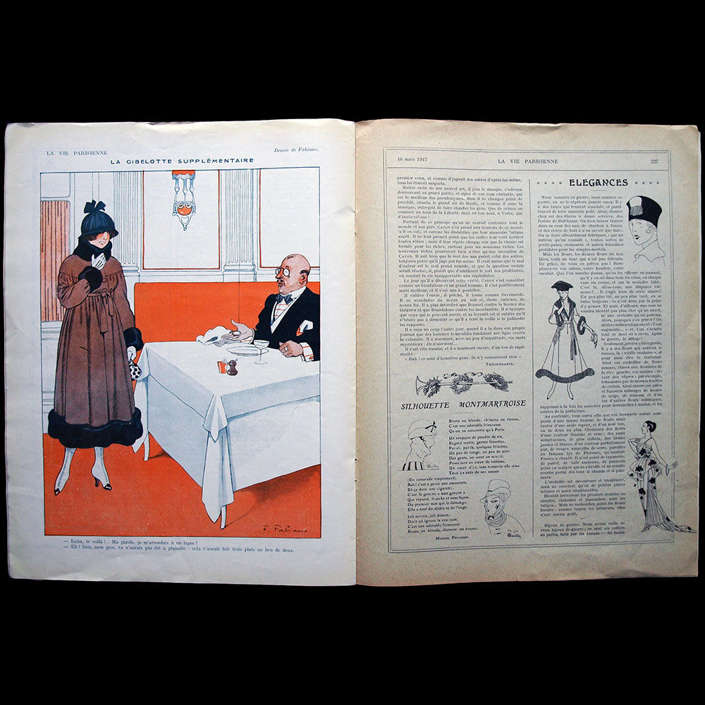La Vie Parisienne, 10 mars 1917, couverture de Herouard