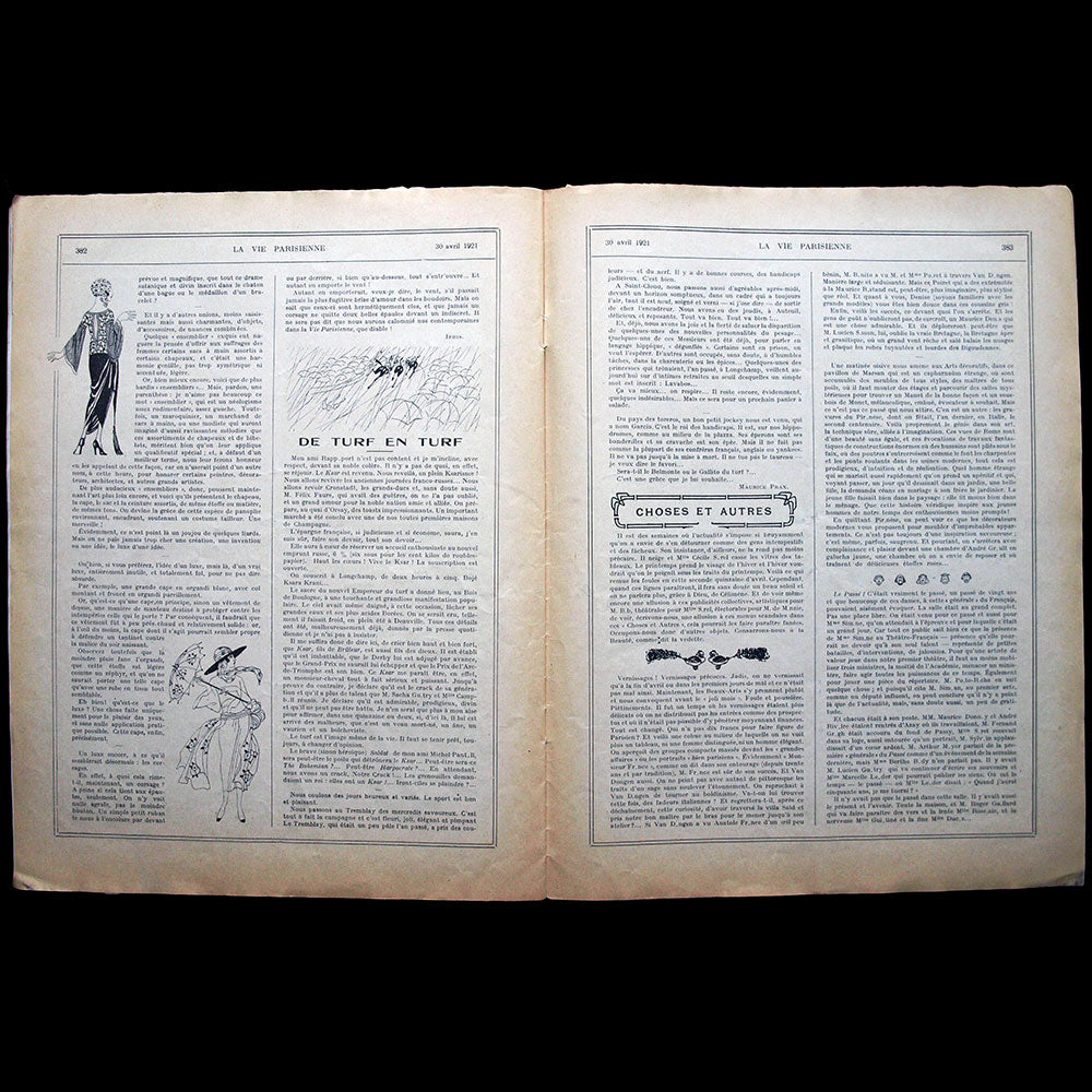 La Vie Parisienne, 30 avril 1921, couverture de René Vincent