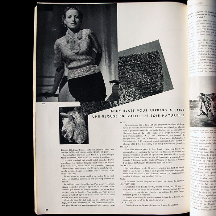 Votre Beauté, juin 1936, couverture de Meerson