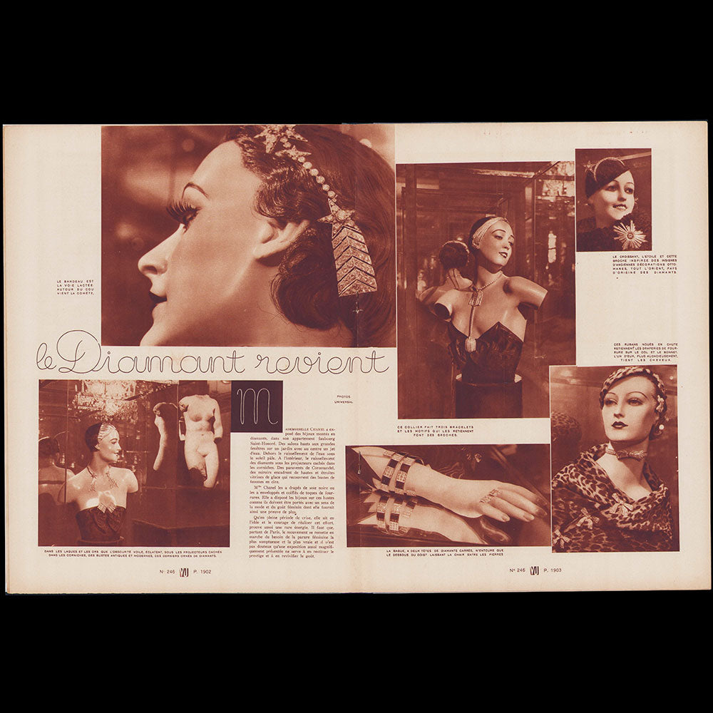 Vu, exposition de diamants chez Chanel (30 novembre 1932)