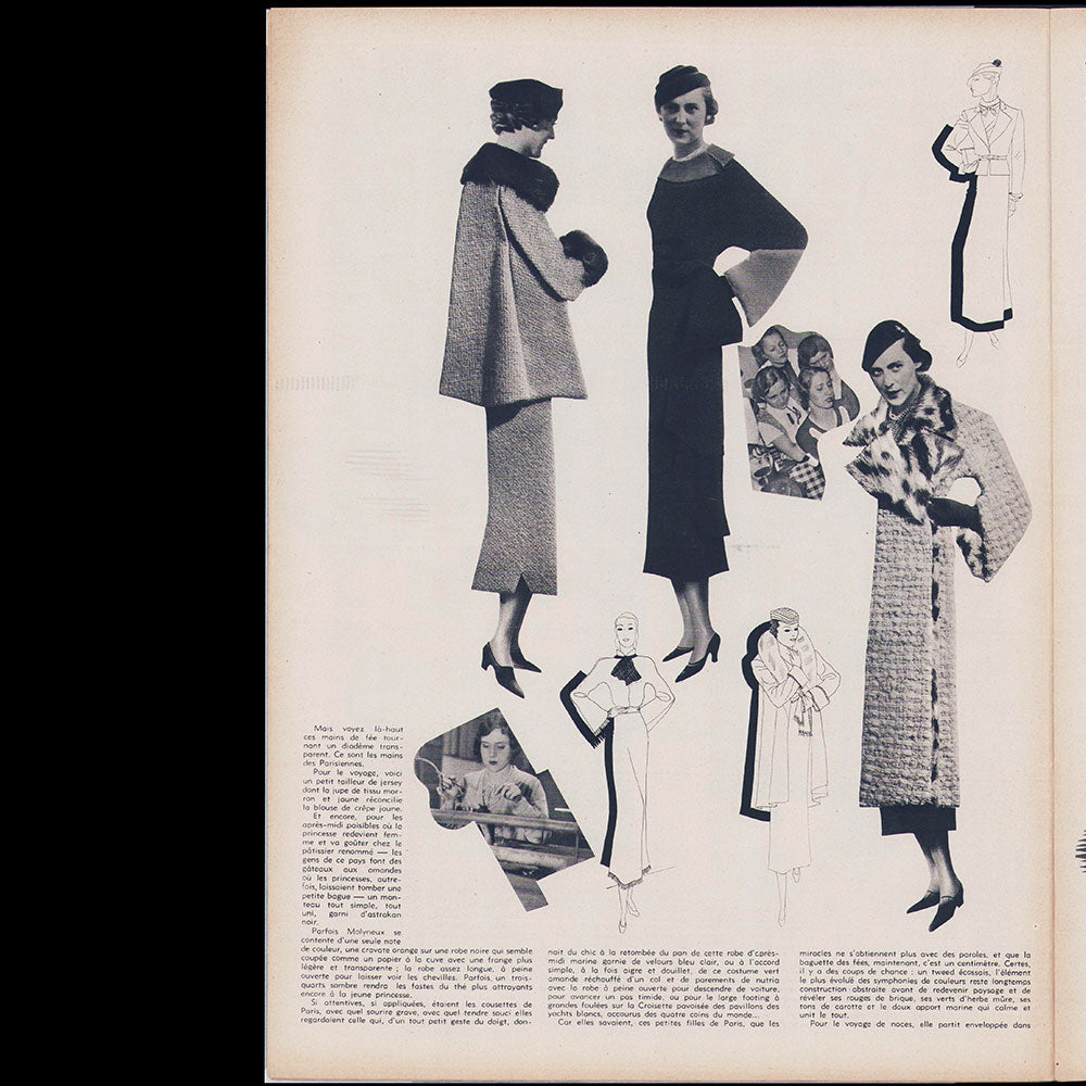 Vu (28 novembre 1934) - Le trousseau de la princesse Marina par Molyneux